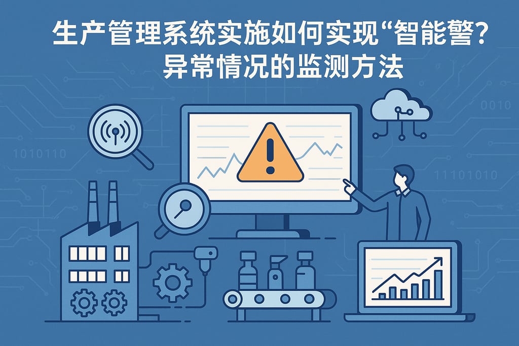 生产管理系统实施如何实现 “智能预警”？异常情况的监测方法